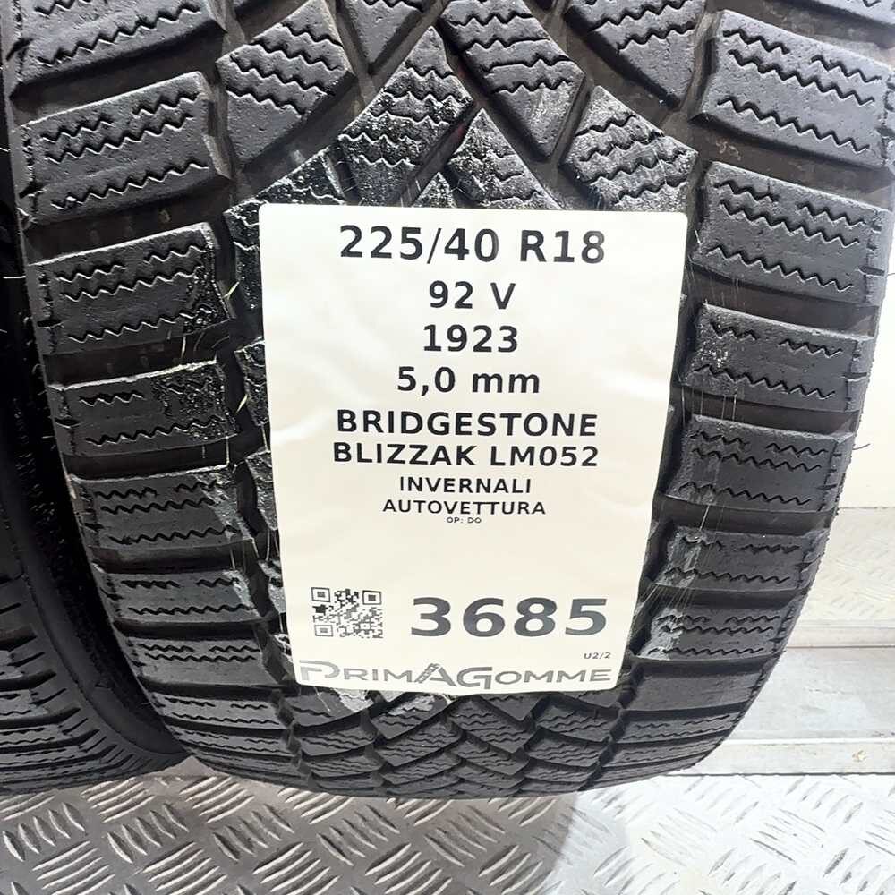 Gomme Usate 225 40 R18 92V Bridgestone Blizzak LM052 71% Invernali - immagine 3