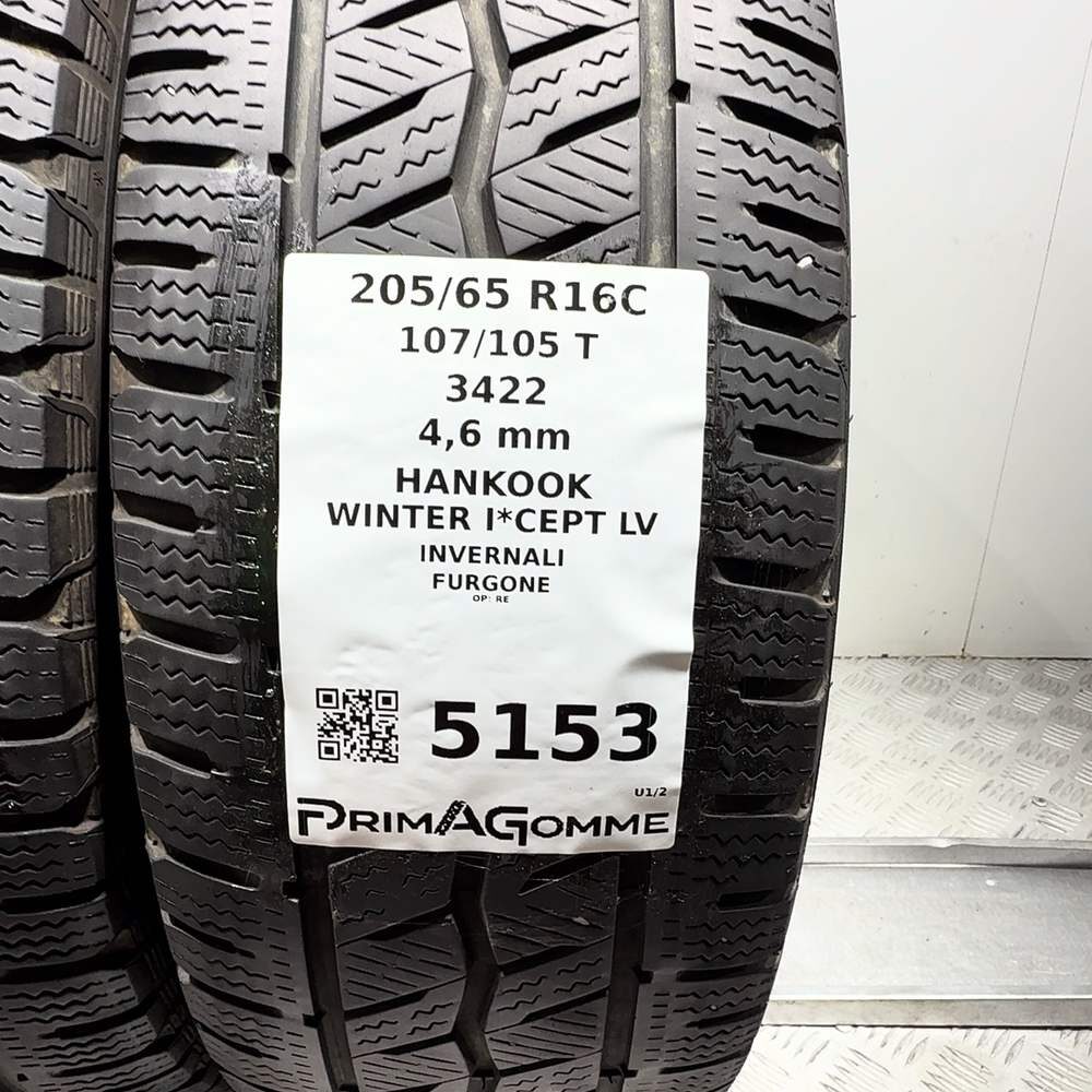 Gomme Usate 205 65 R16C 107/105T Hankook Winter I*Cept LV Invernali - immagine 3