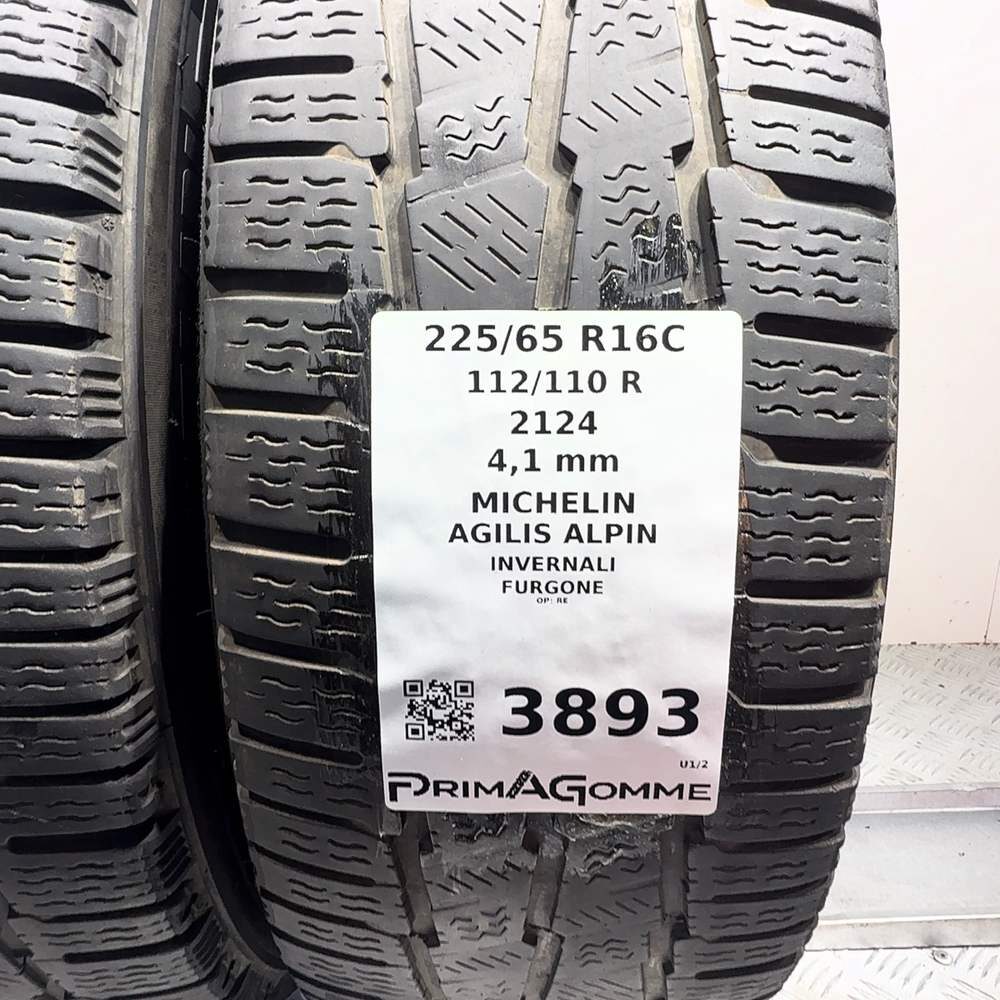 Gomme Usate 225 65 R16C 112/110R Michelin Agilis Alpin Invernali - immagine 3