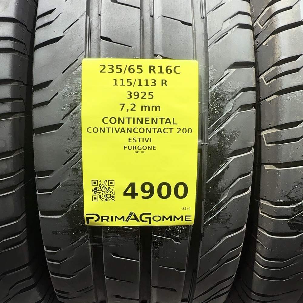 Gomme Usate 235 65 R16C 115/113R Continental Contivancontact 200 98% Estive - immagine 3