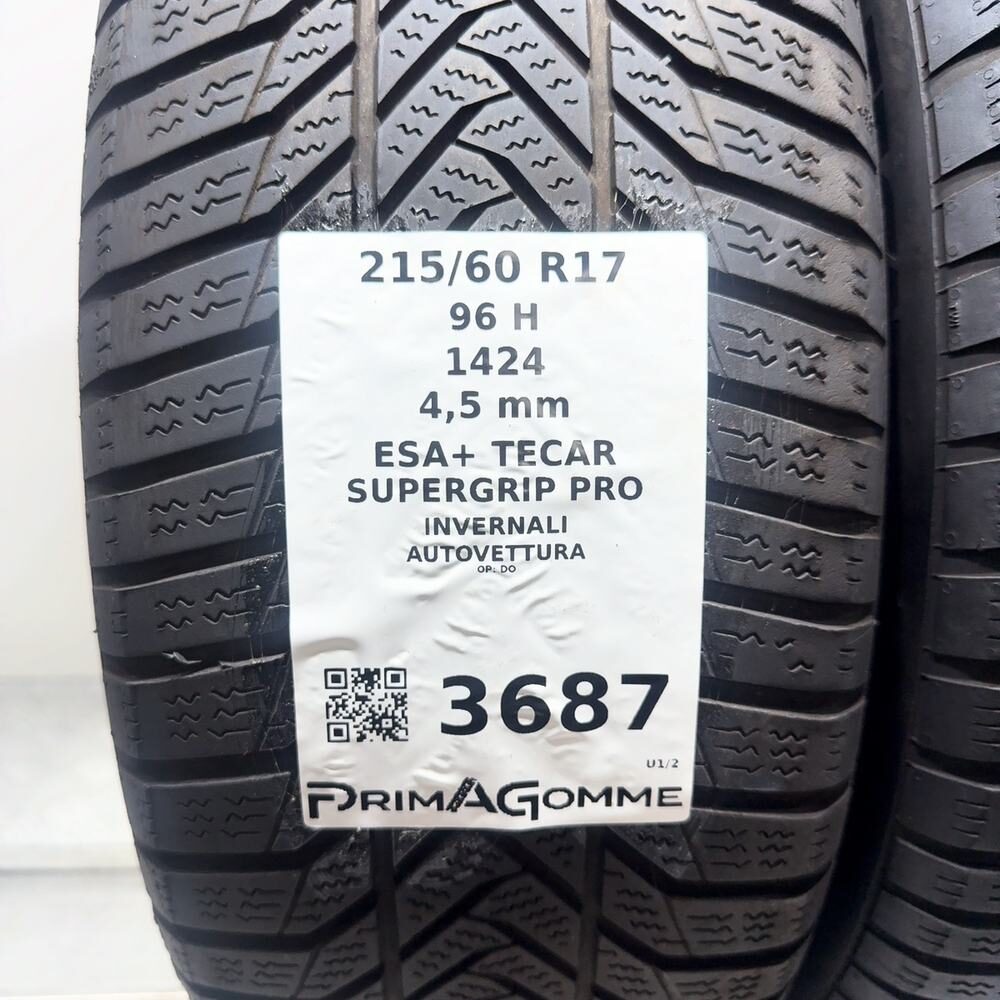 Gomme Usate 215 60 R17 96H Esa+ Tecar Supergrip Pro Invernali - immagine 3