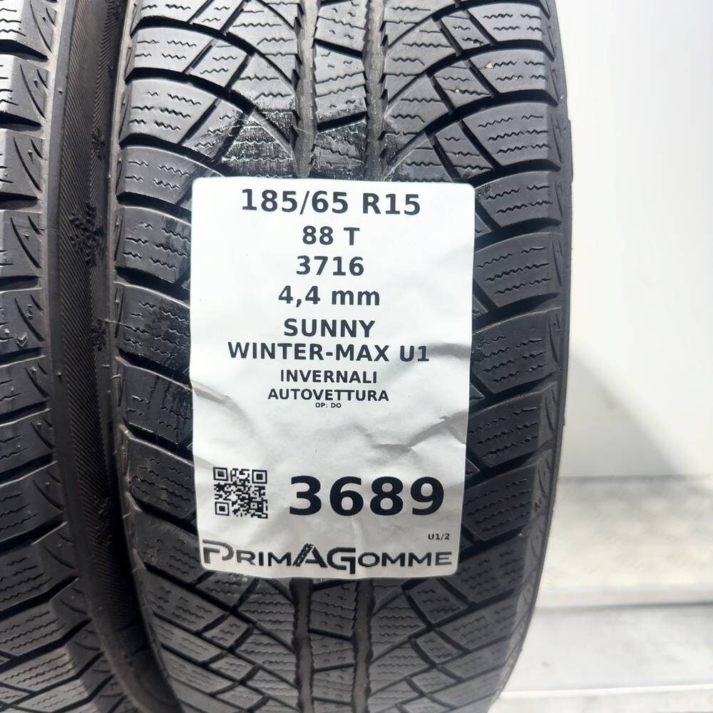 Gomme Usate 185 65 R15 88T Sunny Winter-Max U1 Invernali - immagine 3