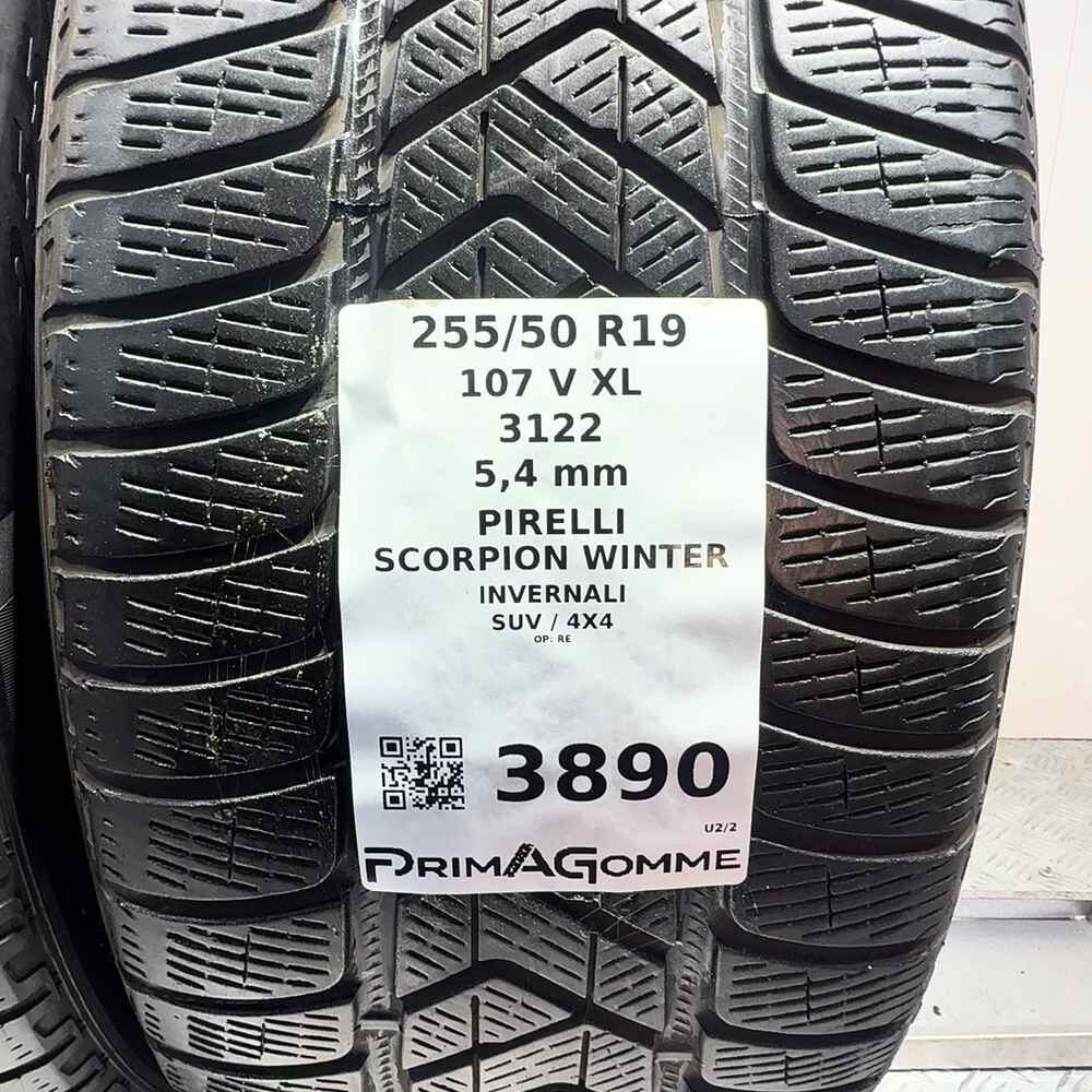 Gomme Usate 255 50 R19 107V XL Pirelli Scorpion Winter 77% Invernali - immagine 3