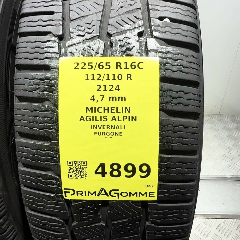 Gomme Usate 225 65 R16C 112/110R Michelin Agilis Alpin Invernali - immagine 3