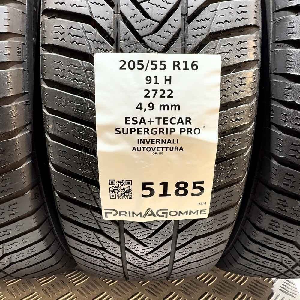Gomme Usate 205 55 R16 91H Esa+Tecar Supergrip Pro Invernali - immagine 3