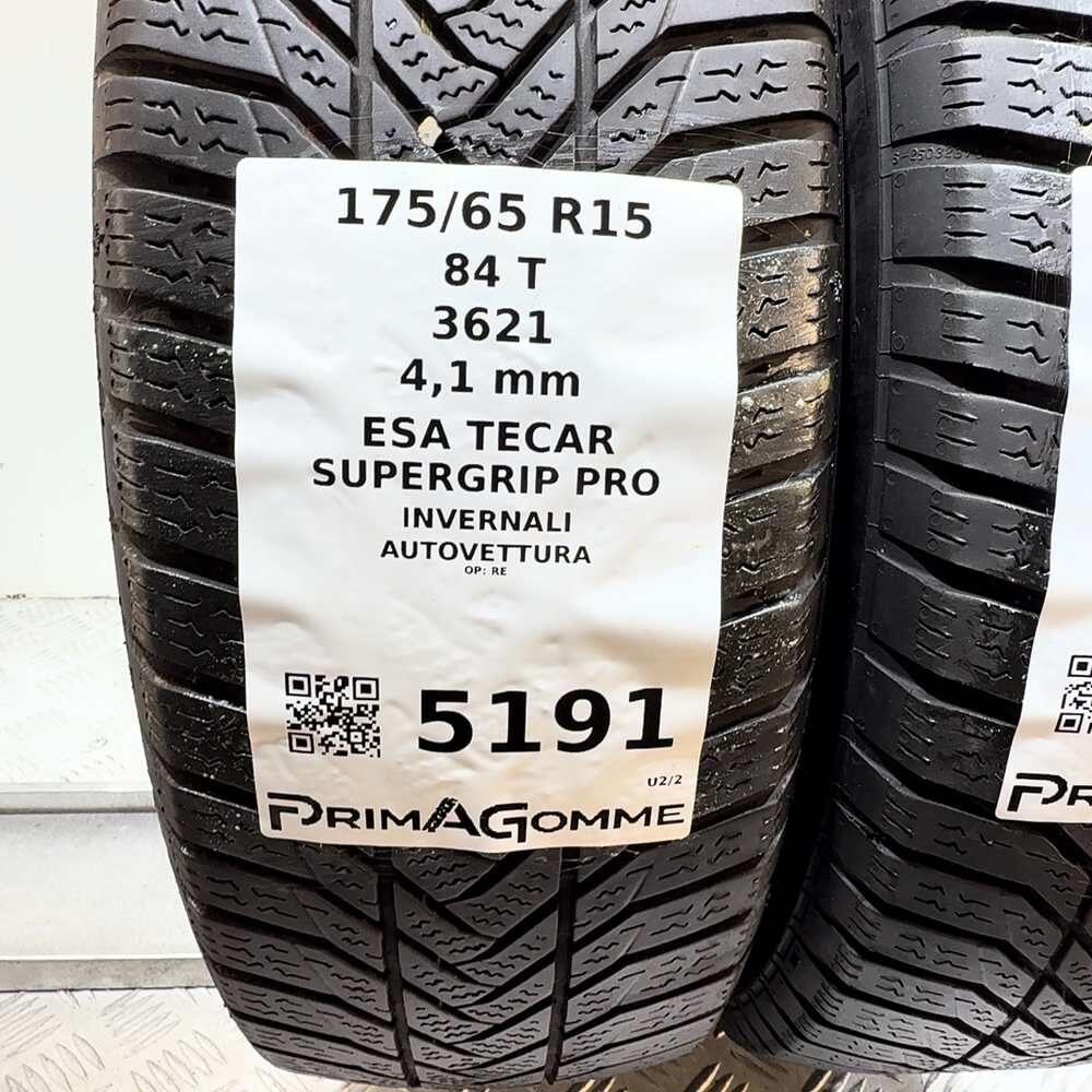 Gomme Usate 175 65 R15 84T Esa Tecar Supergrip Pro Invernali - immagine 3