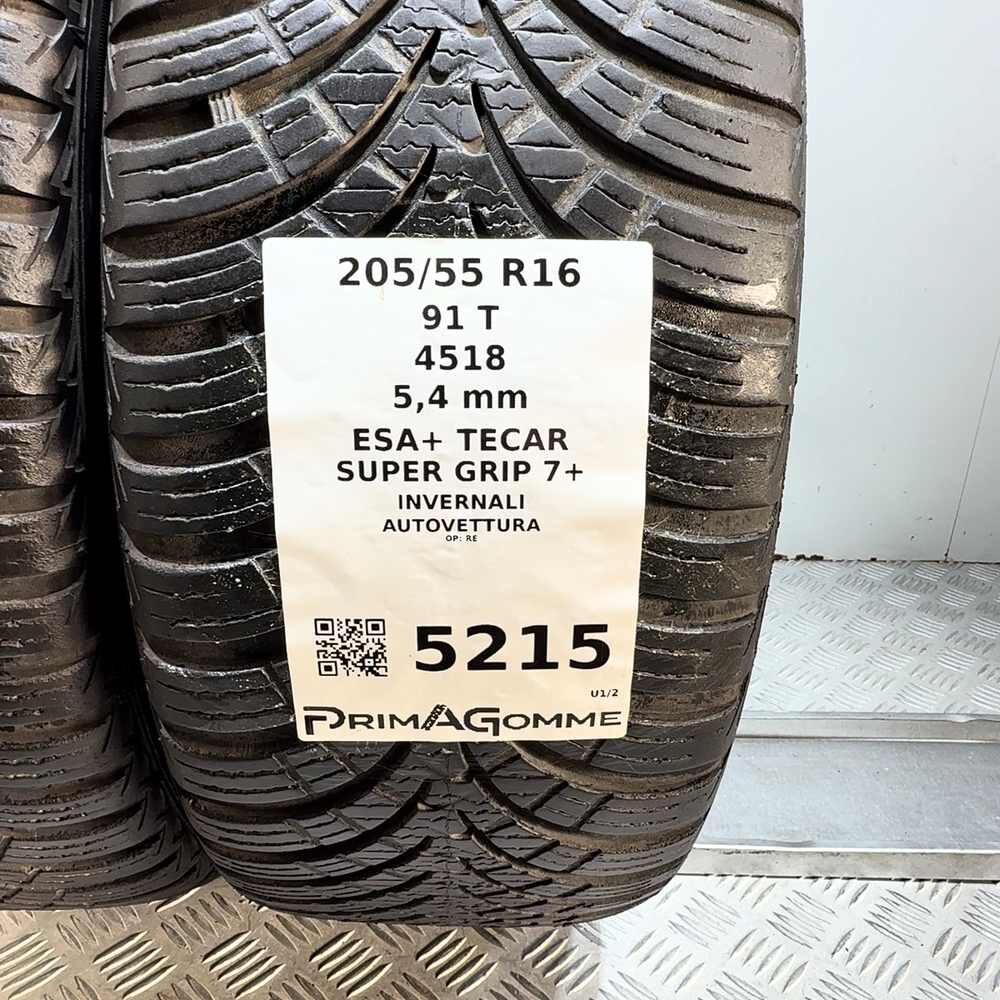 Gomme Usate 205 55 R16 91T Esa+ Tecar Super Grip 7+ 77% Invernali - immagine 3