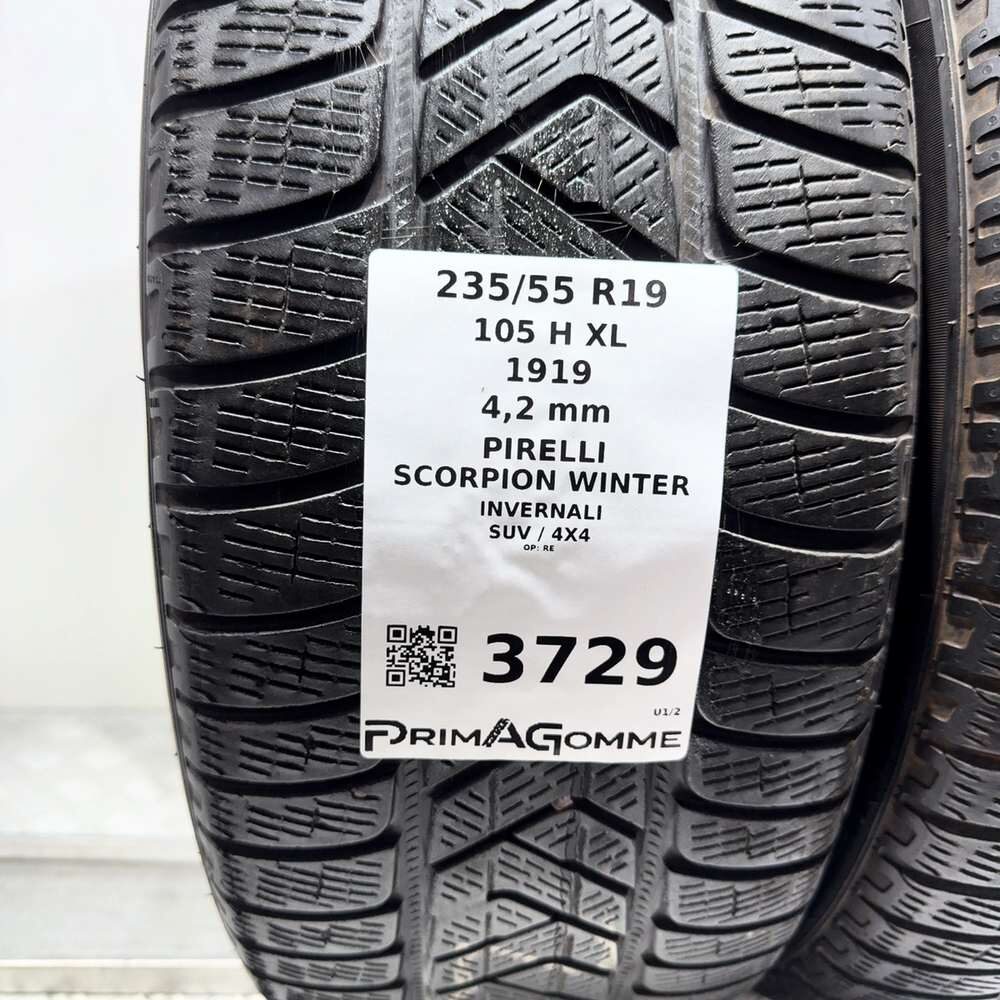 Gomme Usate 235 55 R19 105H XL Pirelli Scorpion Winter Invernali - immagine 3
