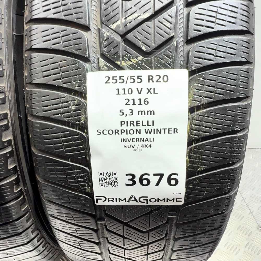 Gomme Usate 255 55 R20 110V XL Pirelli Scorpion Winter 76% Invernali - immagine 3