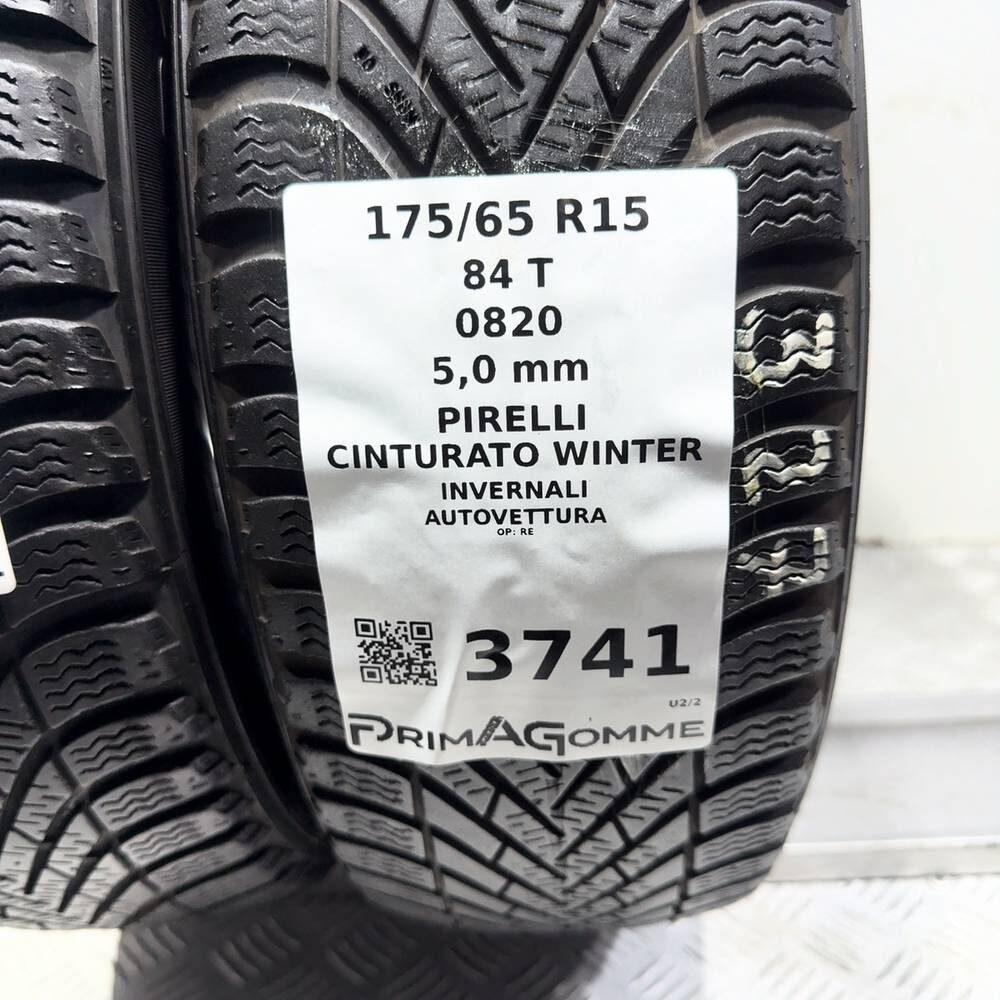Gomme Usate 175 65 R15 84T Pirelli Cinturato Winter 71% Invernali - immagine 3