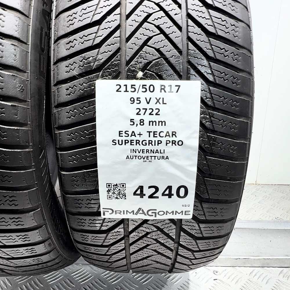 Gomme Usate 215 50 R17 95V XL Esa+ Tecar Supergrip Pro Invernali 83% - immagine 3