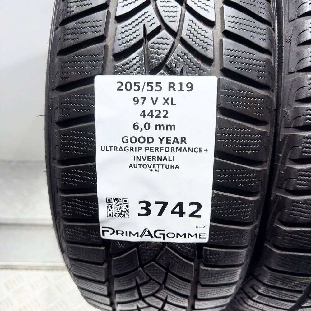 Gomme Usate 205 55 R19 97V XL Good Year Ultragrip Performance+ 86% Invernali - immagine 3