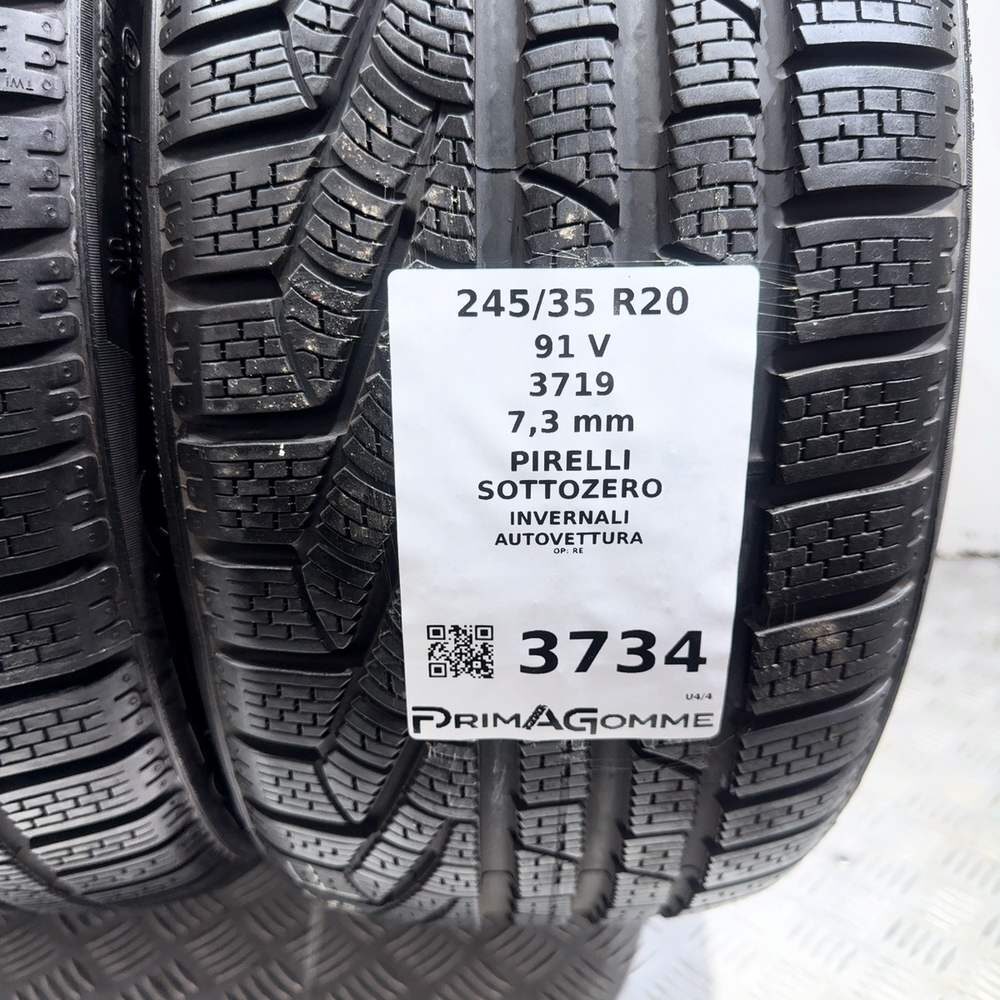 Gomme Usate 245 35 R20 91V Pirelli Sottozero 98% Invernali - immagine 3