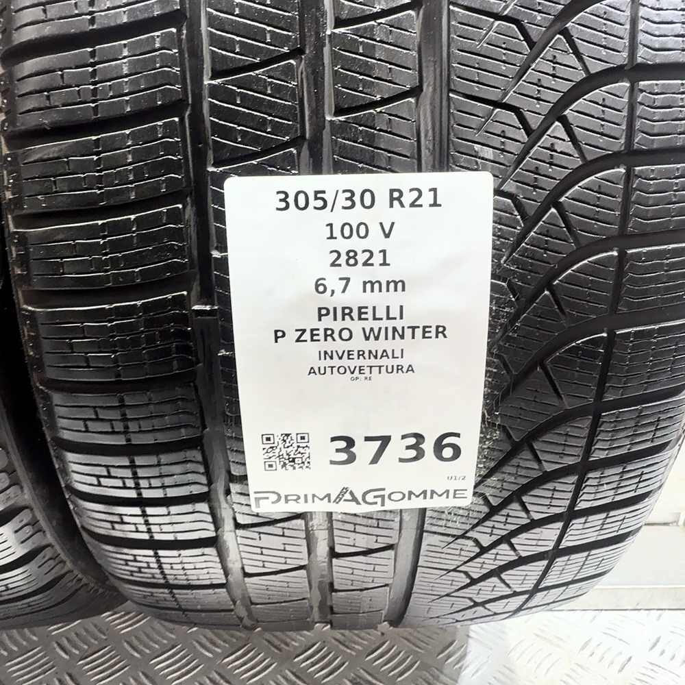 Gomme Usate 305 30 R21 100V Pirelli P Zero Winter 96% Invernali - immagine 3