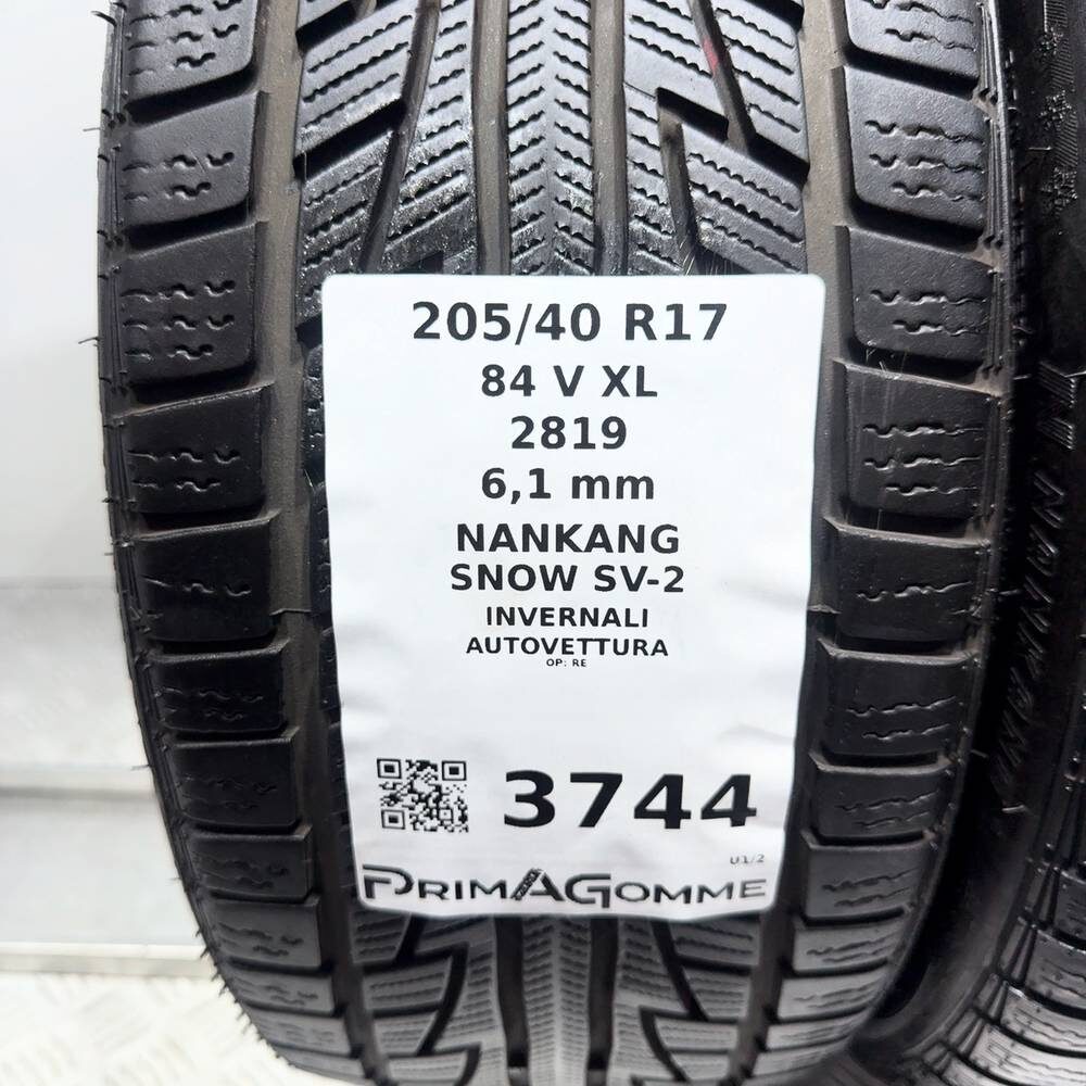 Gomme Usate 205 40 R17 84V XL Nankang Snow SV-2 87% Invernali - immagine 3