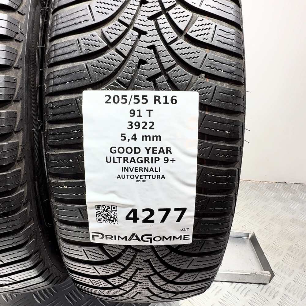 Gomme Usate 205 55 R16 91T Good Year Ultragrip 9+ 77% Invernali - immagine 3