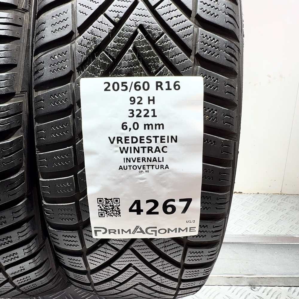 Gomme Usate 205 60 R16 92H Vredestein Wintrac 86% Invernali - immagine 3