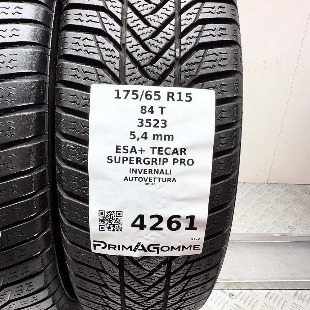 Gomme Usate 175 65 R15 84T Esa+ Tecar Supergrip Pro 77% Invernali - immagine 3