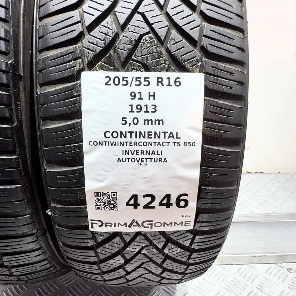 Gomme Usate 205 55 R16 91H Continental Contiwintercontact TS 850 71% Invernali - immagine 3