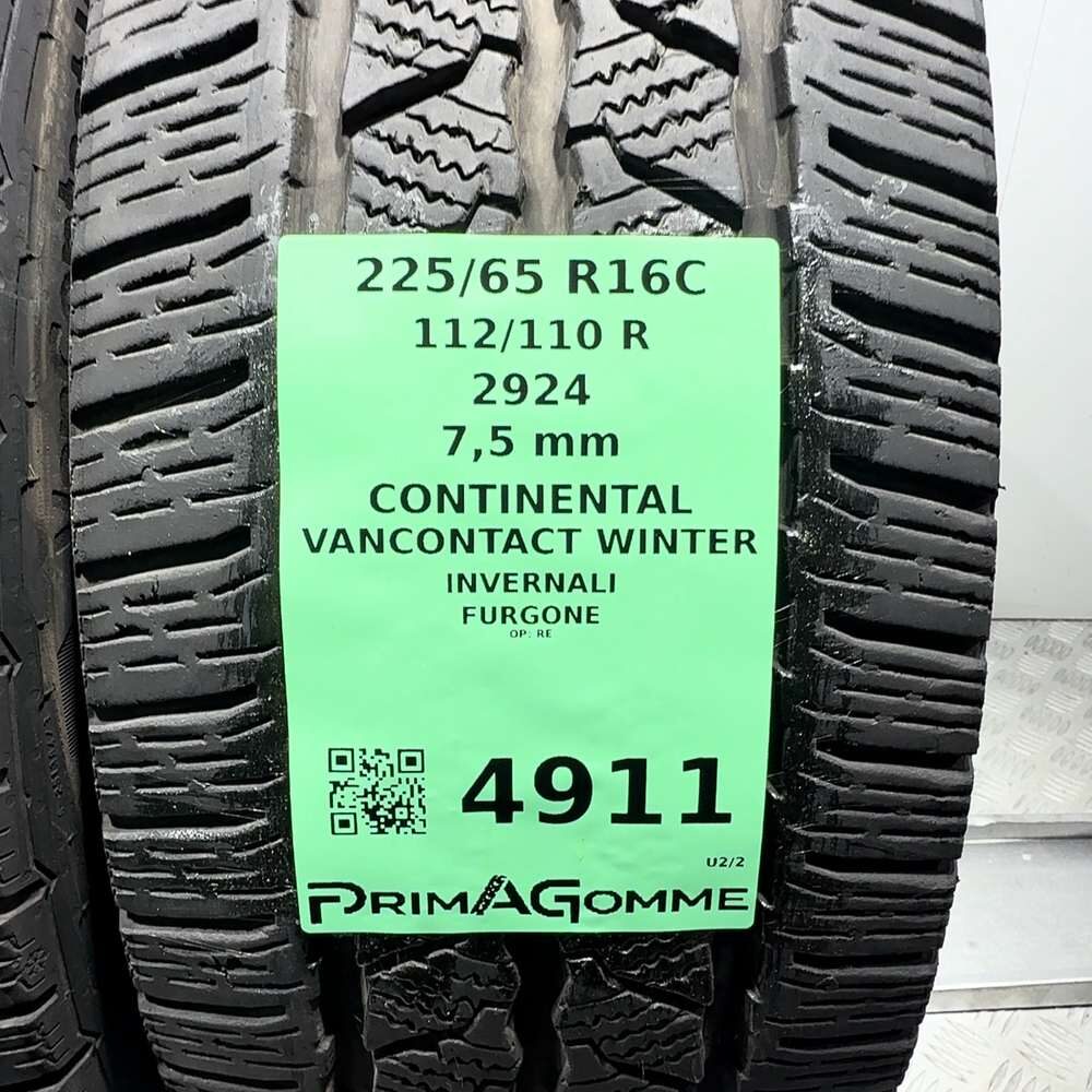 Gomme Usate 225 65 R16C 112/110R Continental Vancontact Winter 98% Invernali - immagine 3