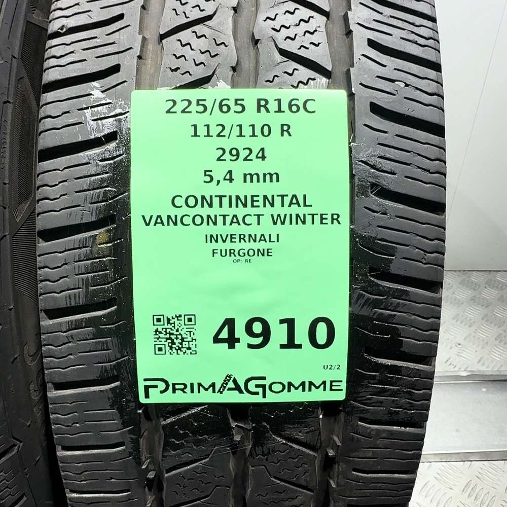 Gomme Usate 225 65 R16C 112/110R Continental Vancontact Winter 77% Invernali - immagine 3