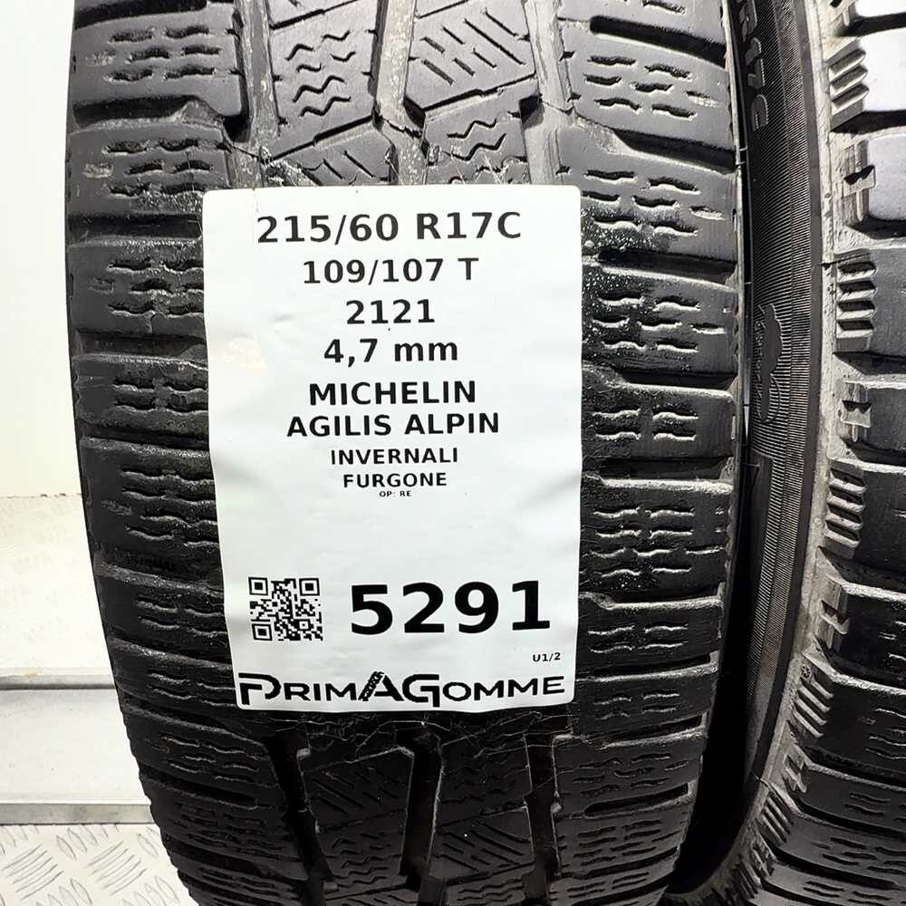 Gomme Usate 215 60 R17C 109/107T Michelin Agilis Alpin Invernali - immagine 3