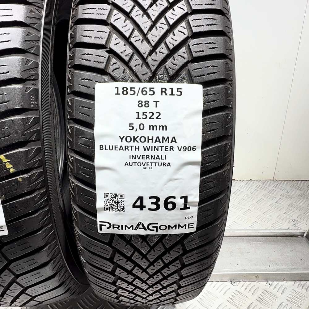 Gomme Usate 185 65 R15 88T Yokohama Bluearth Winter V906 71% Invernali - immagine 3