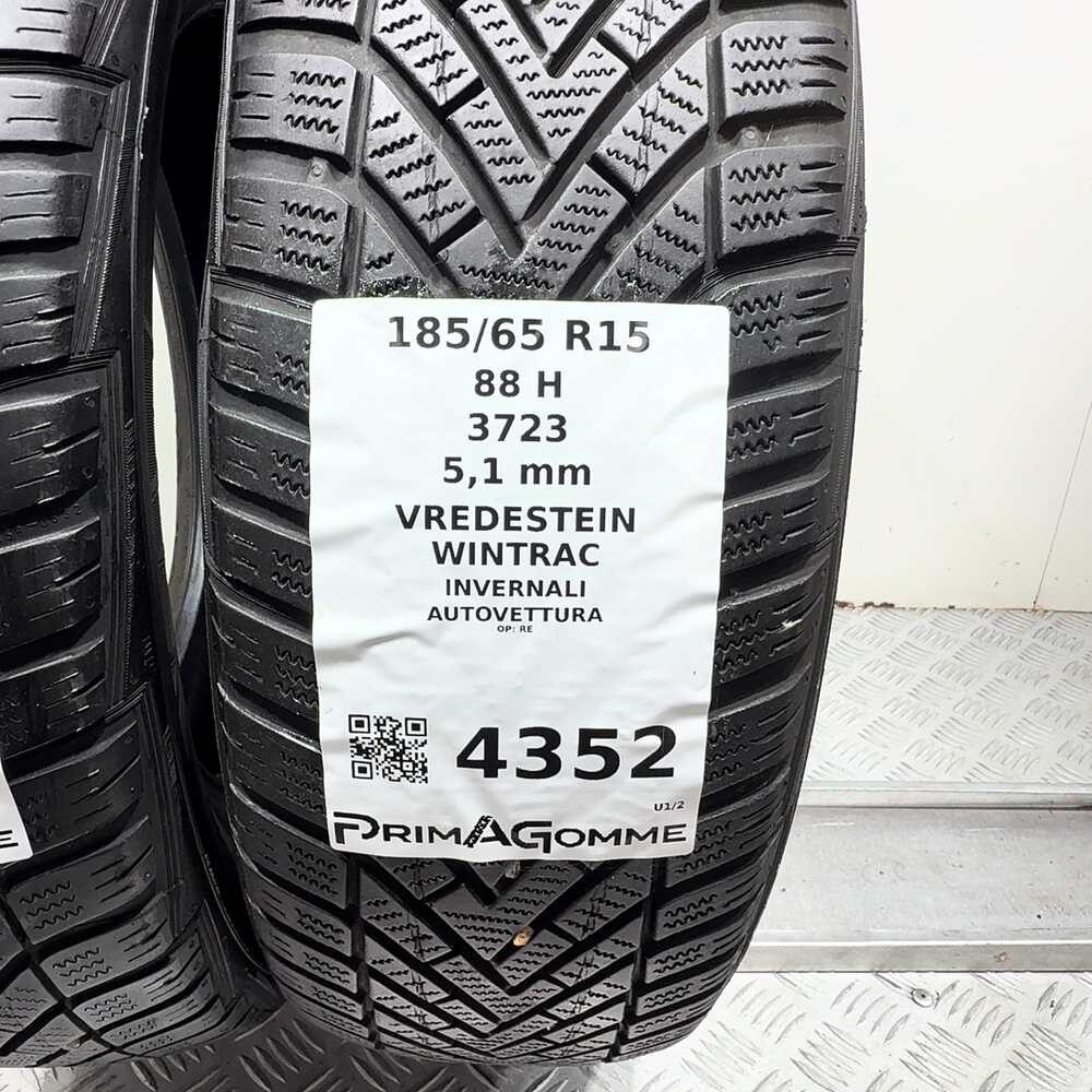Gomme Usate 185 65 R15 88H Vredestein Wintrac 73% Invernali - immagine 3