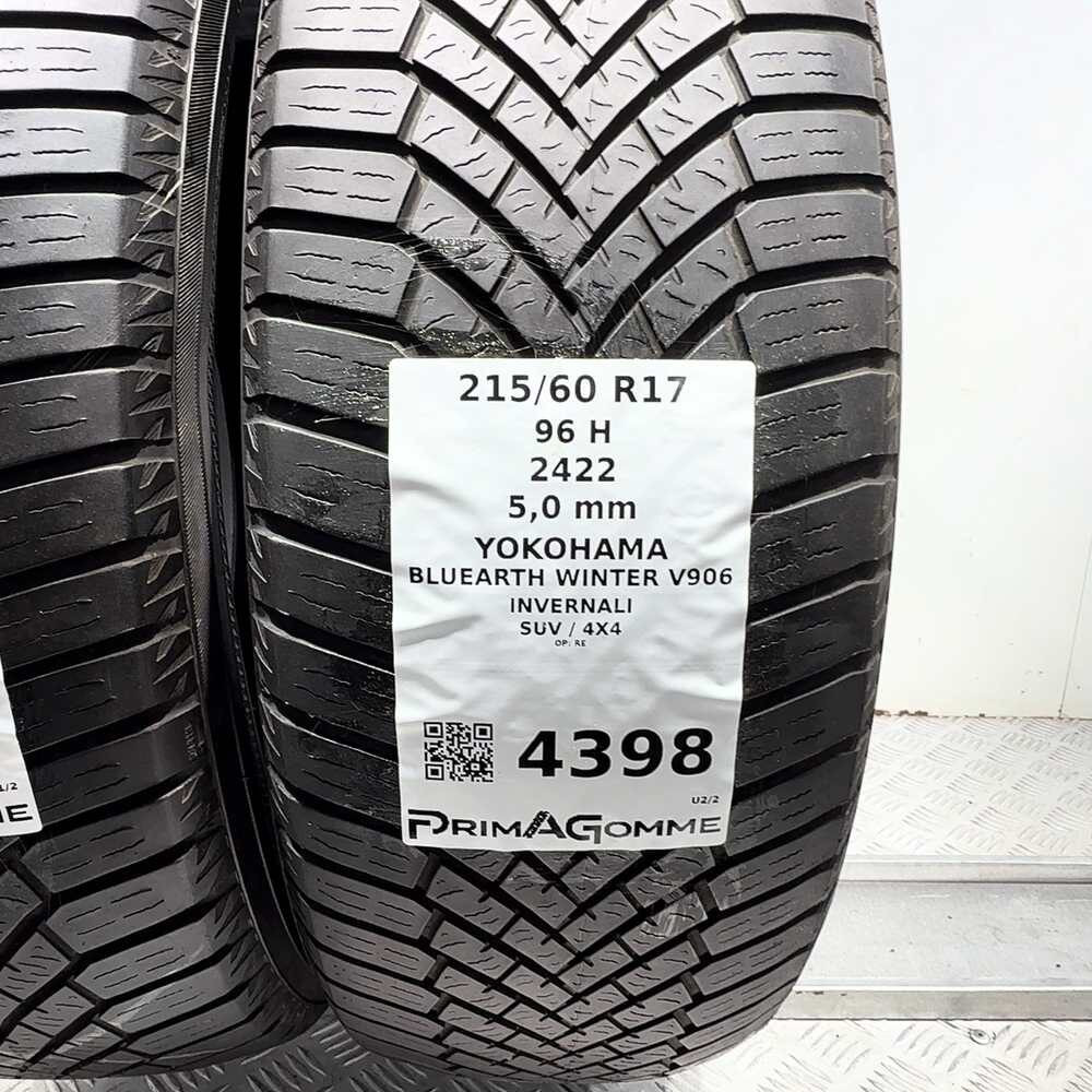 Gomme Usate 215 60 R17 96H Yokohama Bluearth Winter V906 71% Invernali - immagine 3
