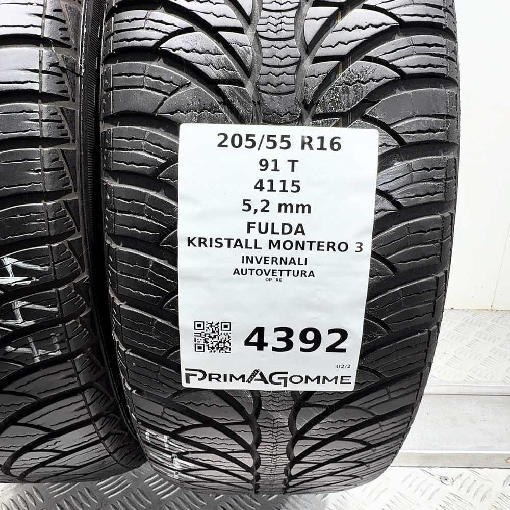 Gomme Usate 205 55 R16 91T Fulda Kristall Montero 3 74% Invernali - immagine 3