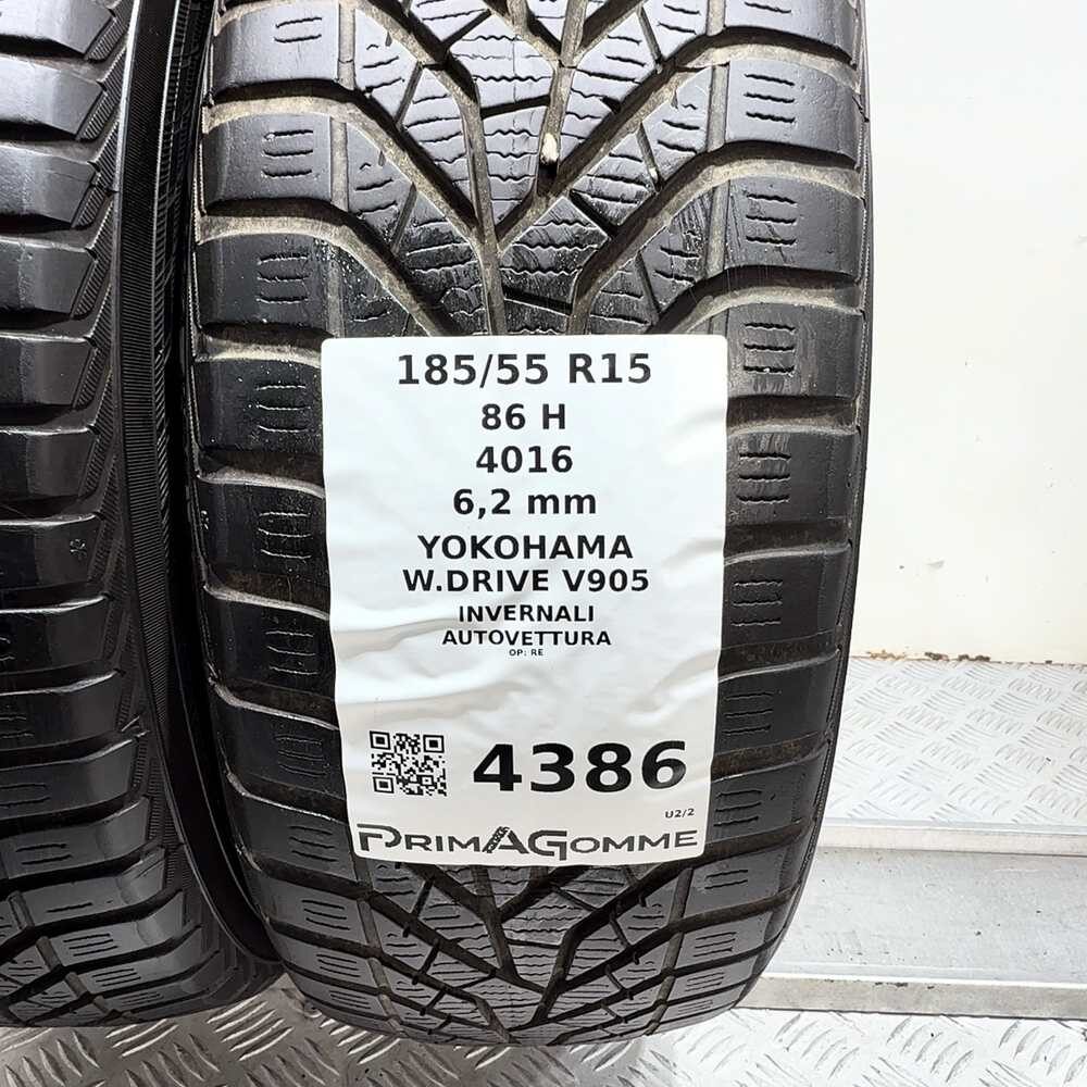 Gomme Usate 185 55 R15 86H Yokohama W.Drive V905 89% Invernali - immagine 3