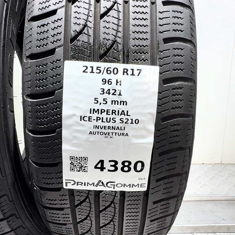Gomme Usate 215 60 R17 96H Imperial Ice-Plus S210 79% Invernali - immagine 3