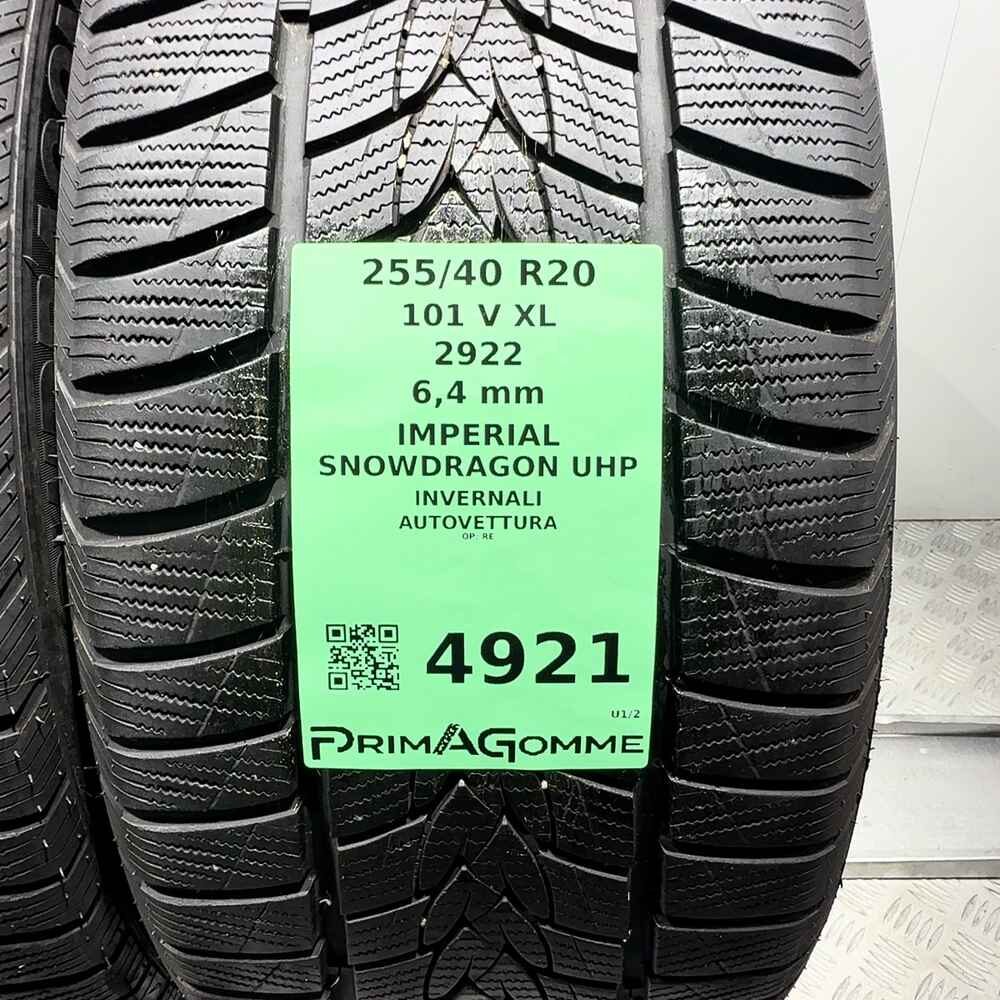 Gomme Usate 255 40 R20 101V XL Imperial Snowdragon Uhp 91% Invernali - immagine 3