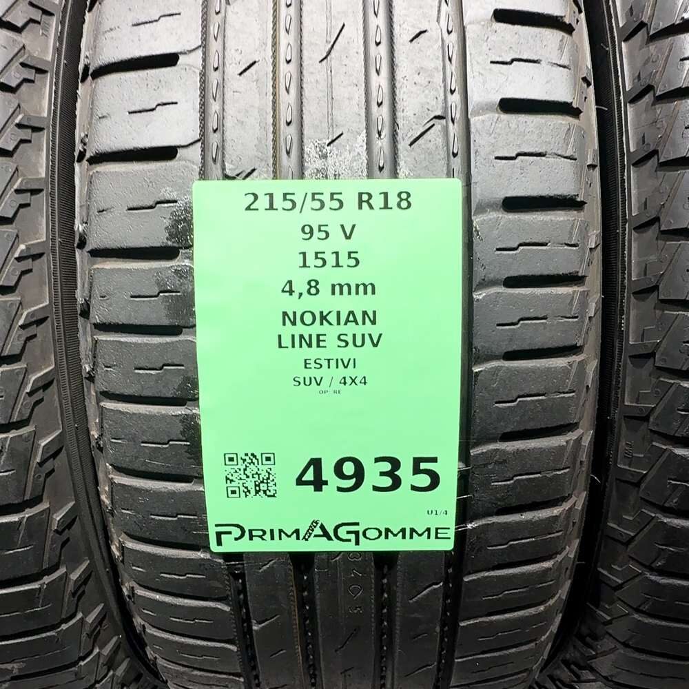 Gomme Usate 215 55 R18 95V Nokian Line SUV Estive - immagine 3