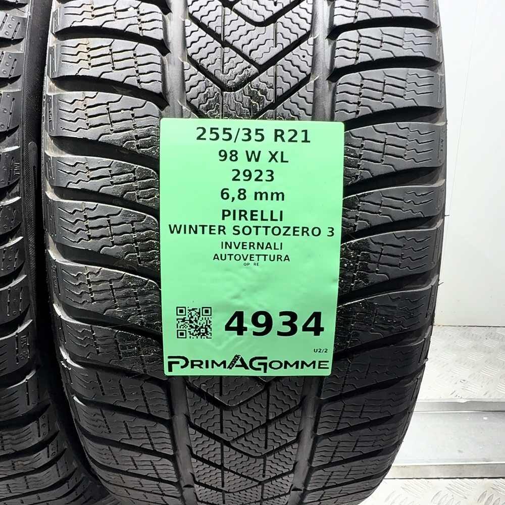 Gomme Usate 255 35 R21 98W XL Pirelli Winter Sottozero 3 97% Invernali - immagine 3