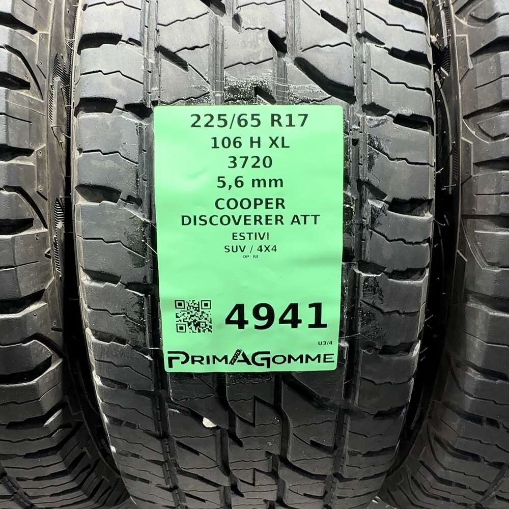 Gomme Usate 225 65 R17 106H XL Cooper Discoverer Att 80% Estive - immagine 3