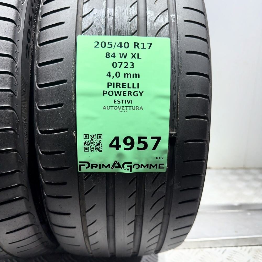 Gomme Usate 205 40 R17 84W XL Pirelli Powergy Estive - immagine 3