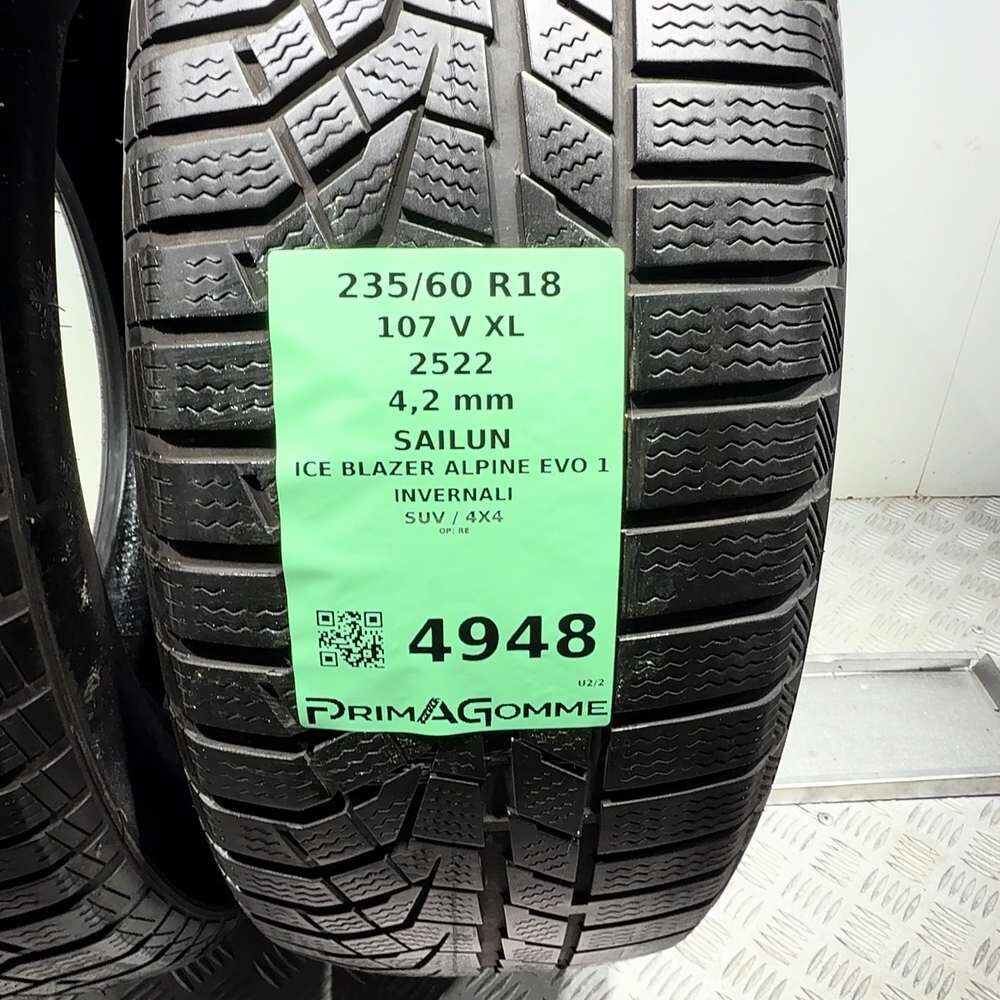 Gomme Usate 235 60 R18 107V XL Sailun Ice Blazer Alpine Evo 1 Invernali - immagine 3