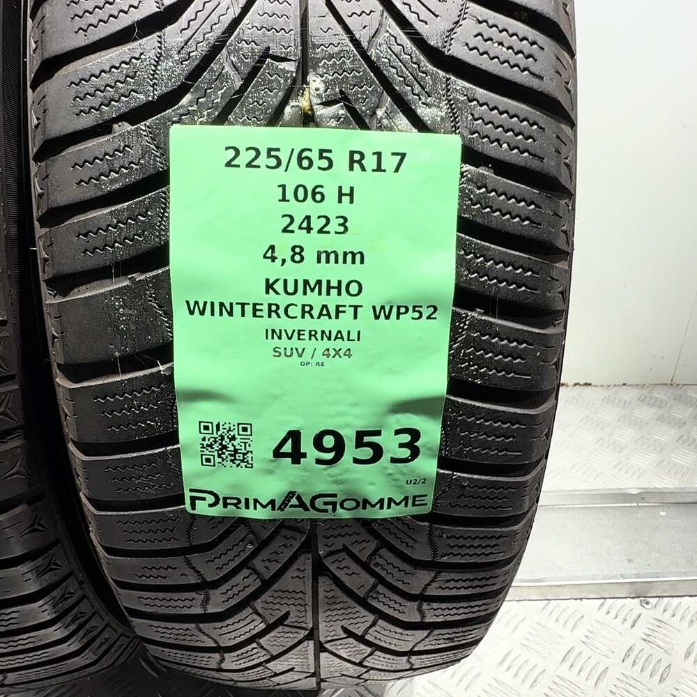 Gomme Usate 225 65 R17 106H Kumho Wintercraft WP52 Invernali - immagine 3