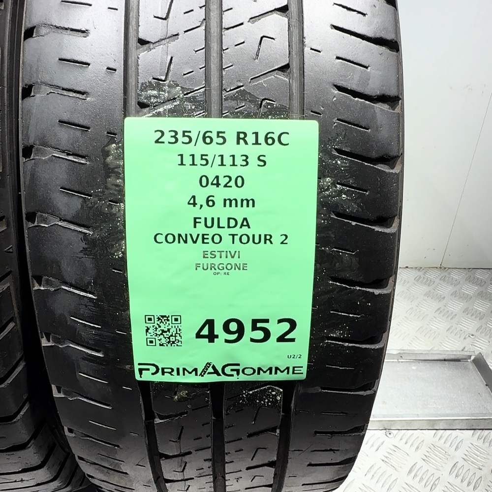 Gomme Usate 235 65 R16C 115/113S Fulda Conveo Tour 2 Estive - immagine 3