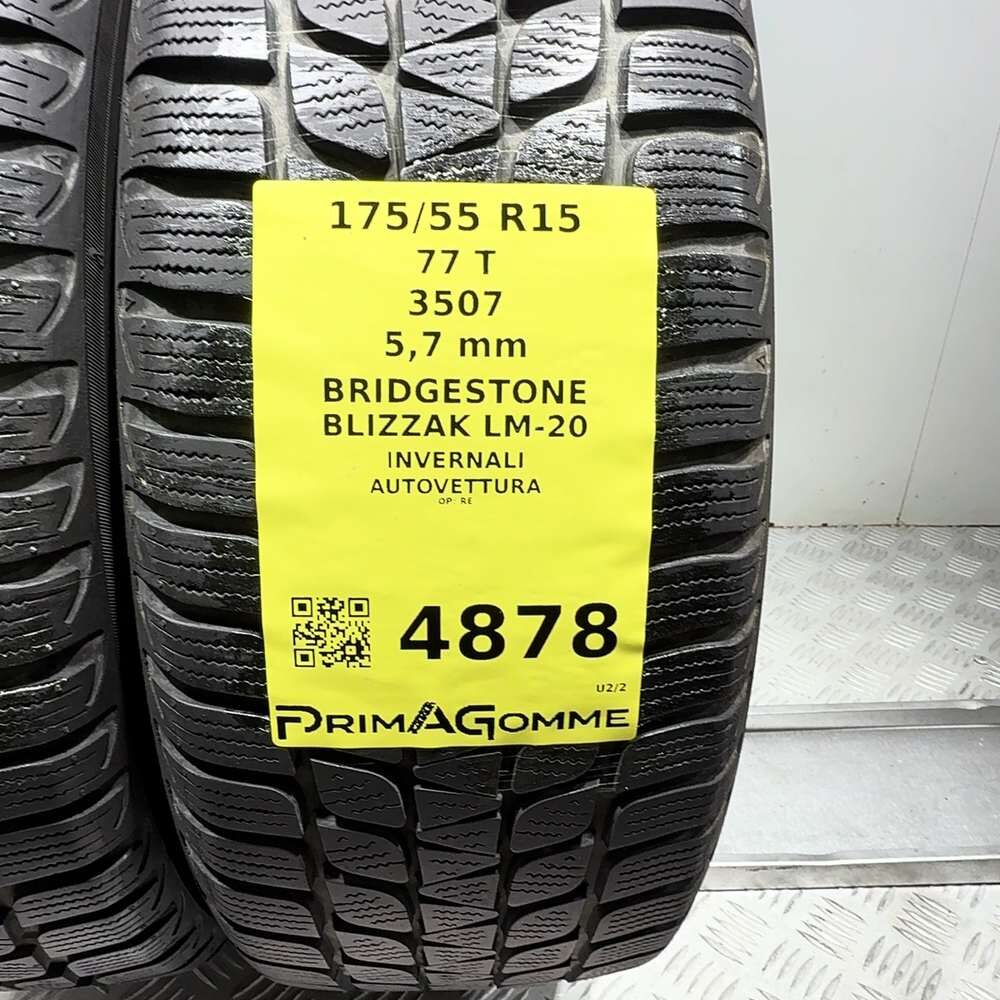 Gomme Usate 175 55 R15 77T Bridgestone Blizzak LM-20 81% Invernali - immagine 3