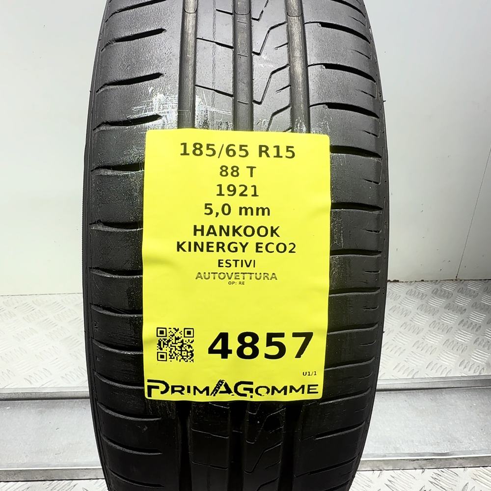Gomma Usata 185 65 R15 88T Hankook Kinergy Eco2 71% Estivo - immagine 3