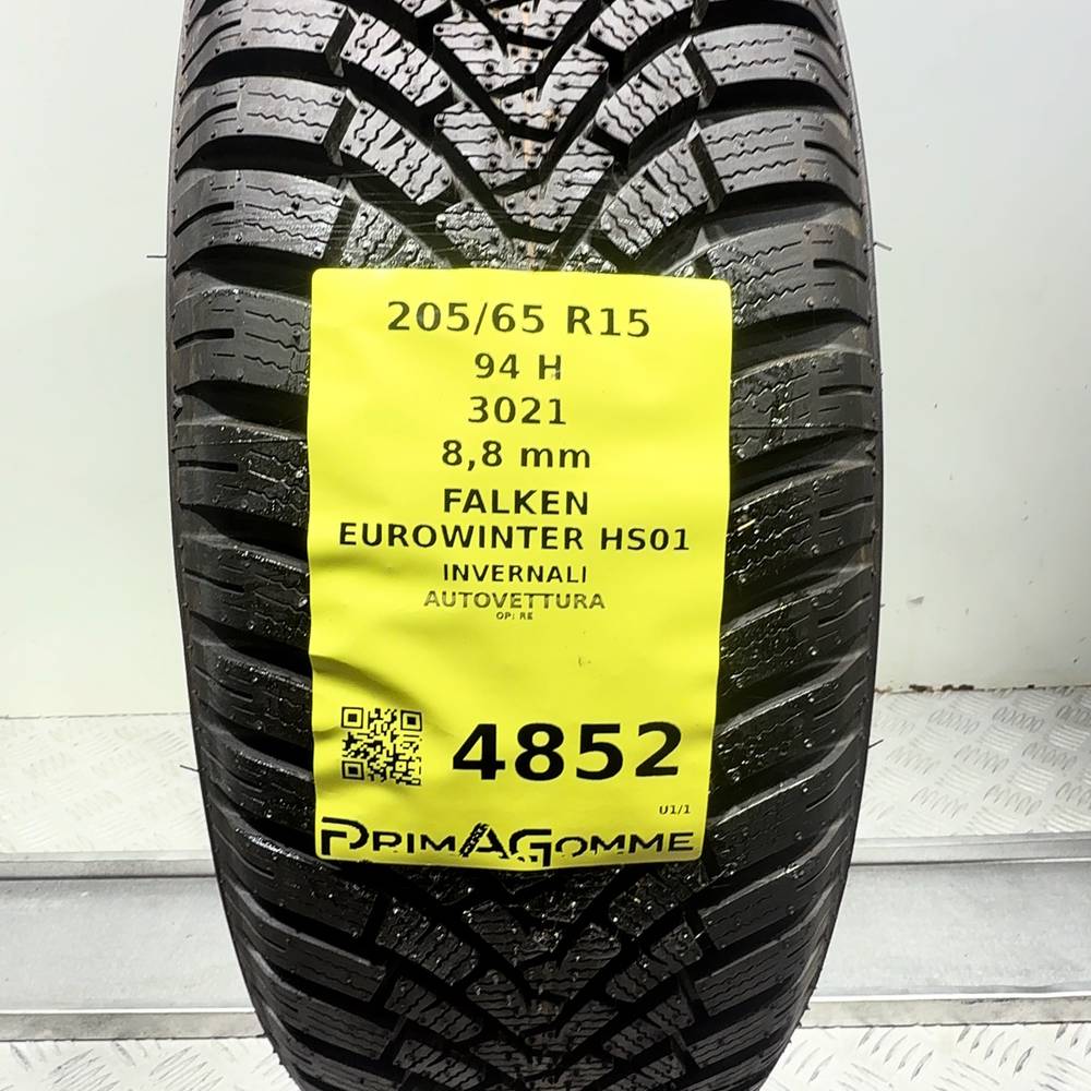 Gomma Usata 205 65 R15 94H Falken Eurowinter HS01 98% Invernale - immagine 3