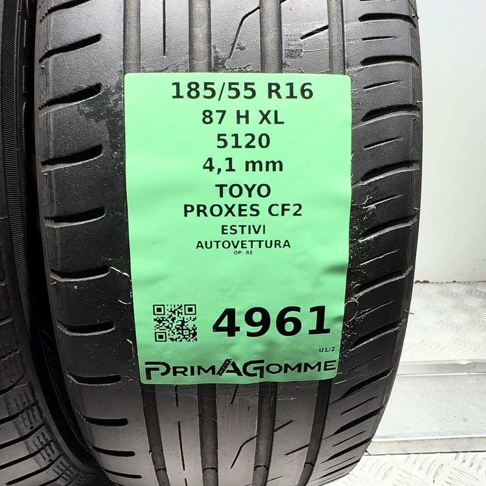 Gomme Usate 185 55 R16 87H XL Toyo Proxes CF2 Estive - immagine 3