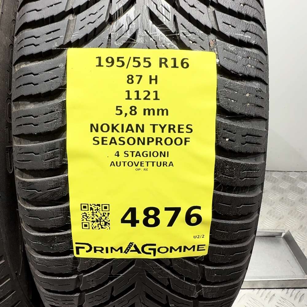 Gomme Usate 195 55 R16 87H Nokian Tyres Seasonproof 83% 4 Stagioni - immagine 3