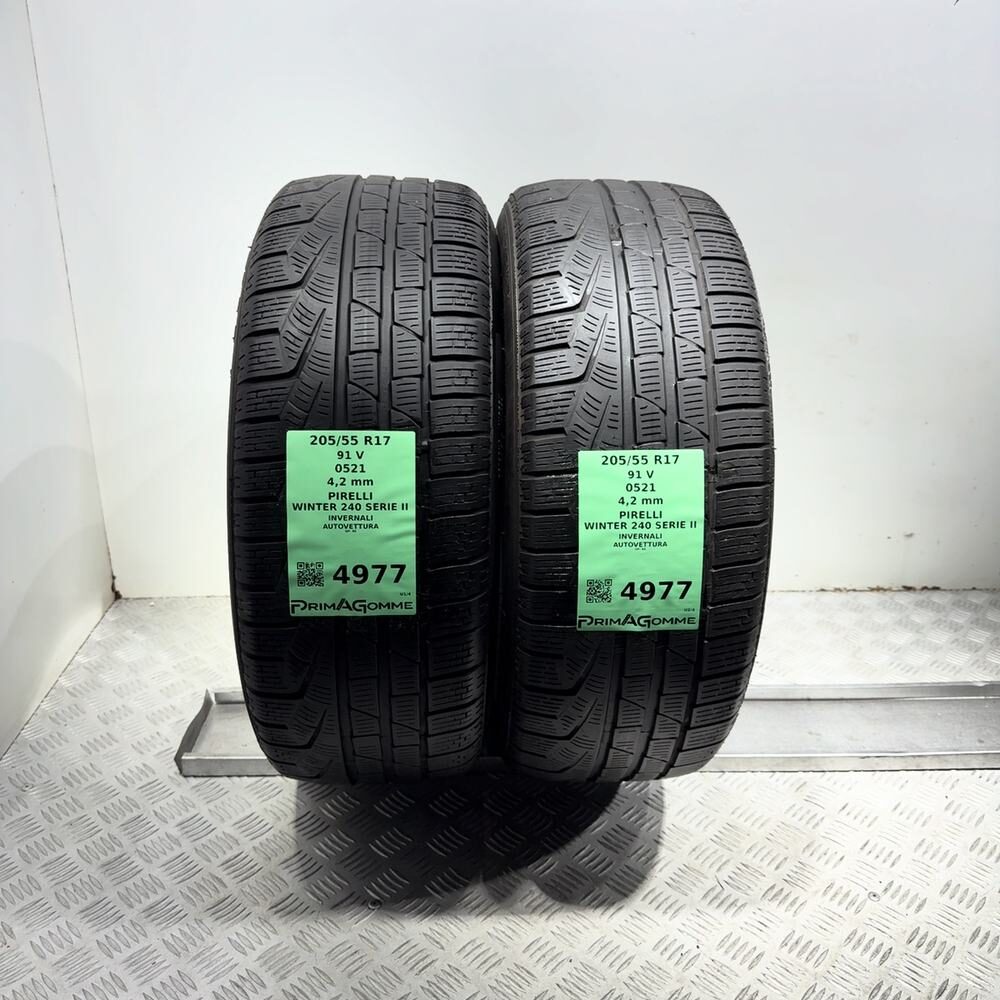Gomme Usate 205 55 R17 91V Pirelli Winter 240 Serie II Invernali - immagine 4