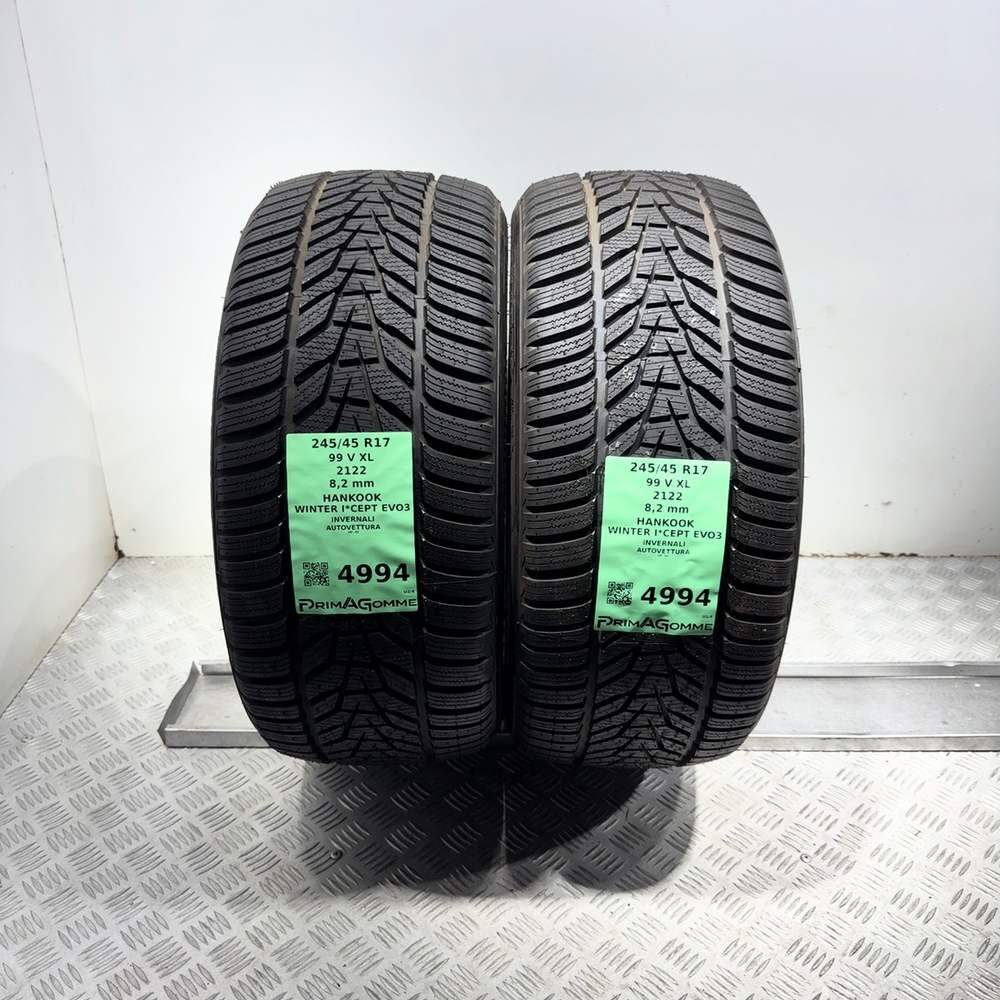 Gomme Usate 245 45 R17 99V XL Hankook Winter I*Cept Evo3 98% Invernali - immagine 4