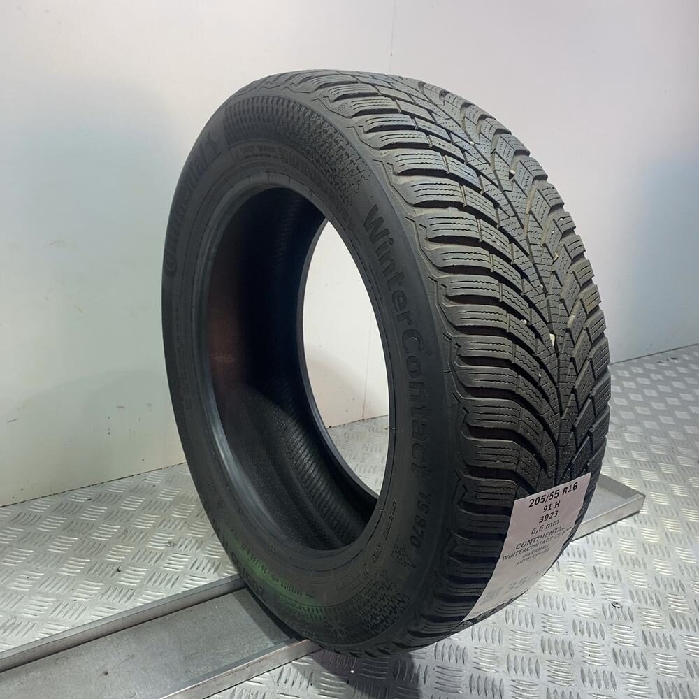 Gomma Usata 205 55 R16 91H Continental Wintercontact TS 870 94% Invernale - immagine 4