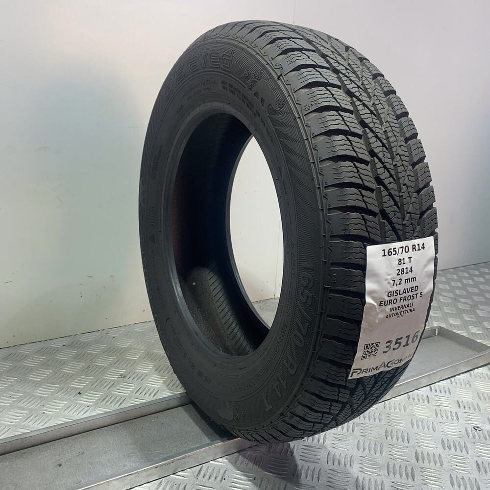 Gomma Usata 165 70 R14 81T Gislaved Euro Frost 5 98% Invernale - immagine 4