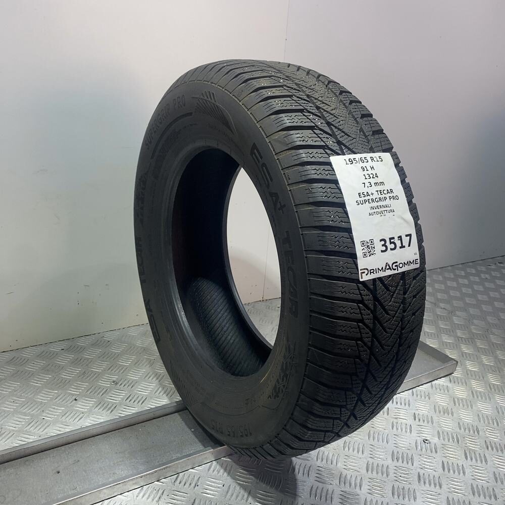 Gomma Usata 195 65 R15 91H Esa+ Tecar Supergrip Pro 98% Invernale - immagine 4